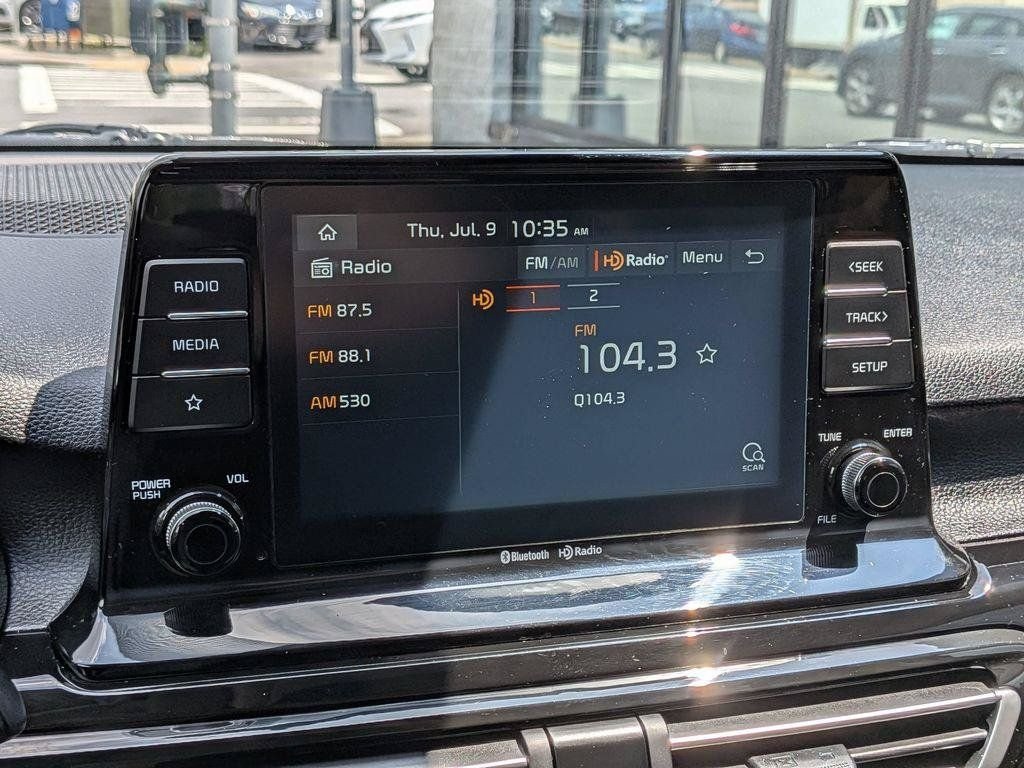 Used 2021 Blue Kia EX image 17
