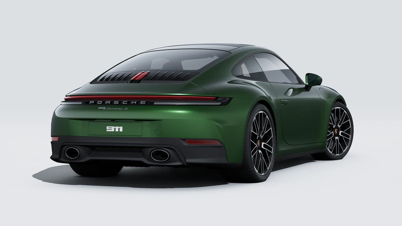 New 2026 Oak Green Metallic Neo Porsche Carrera S image 9