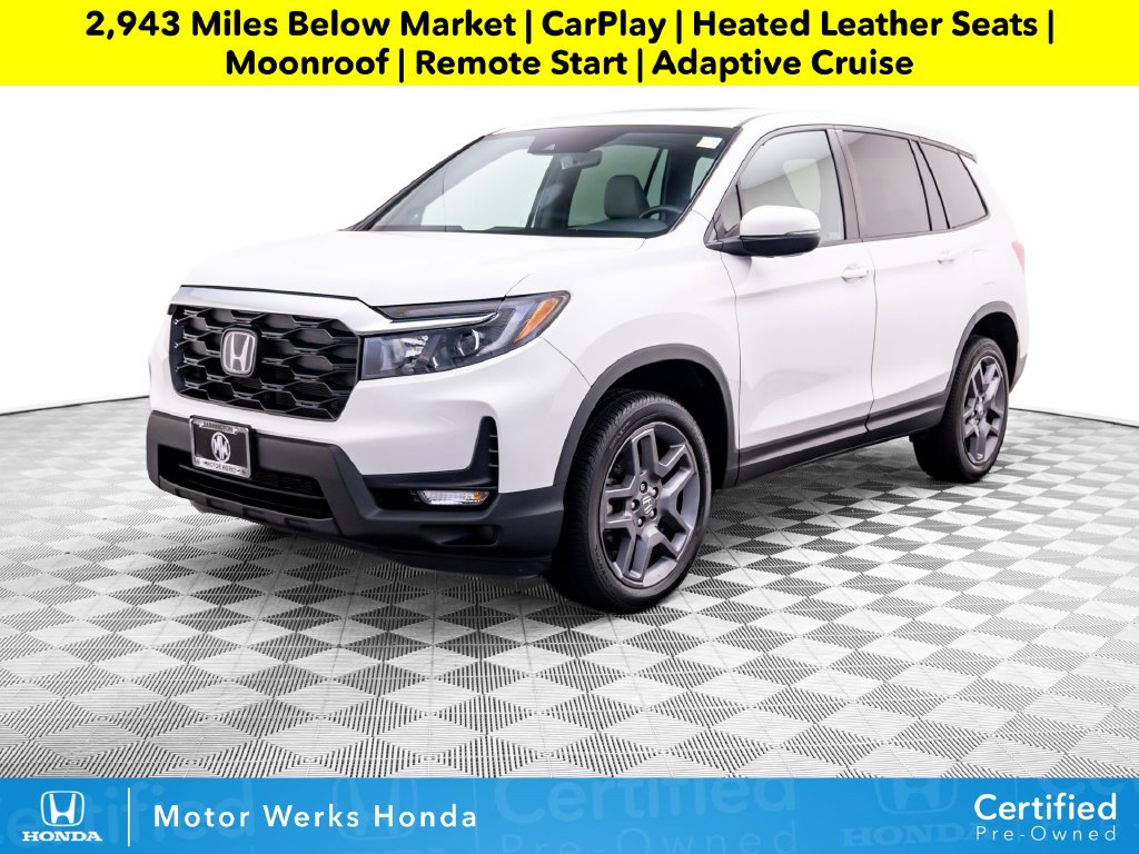 Certified Used 2023 Platinum White Pearl Honda AWD EX-L image 1