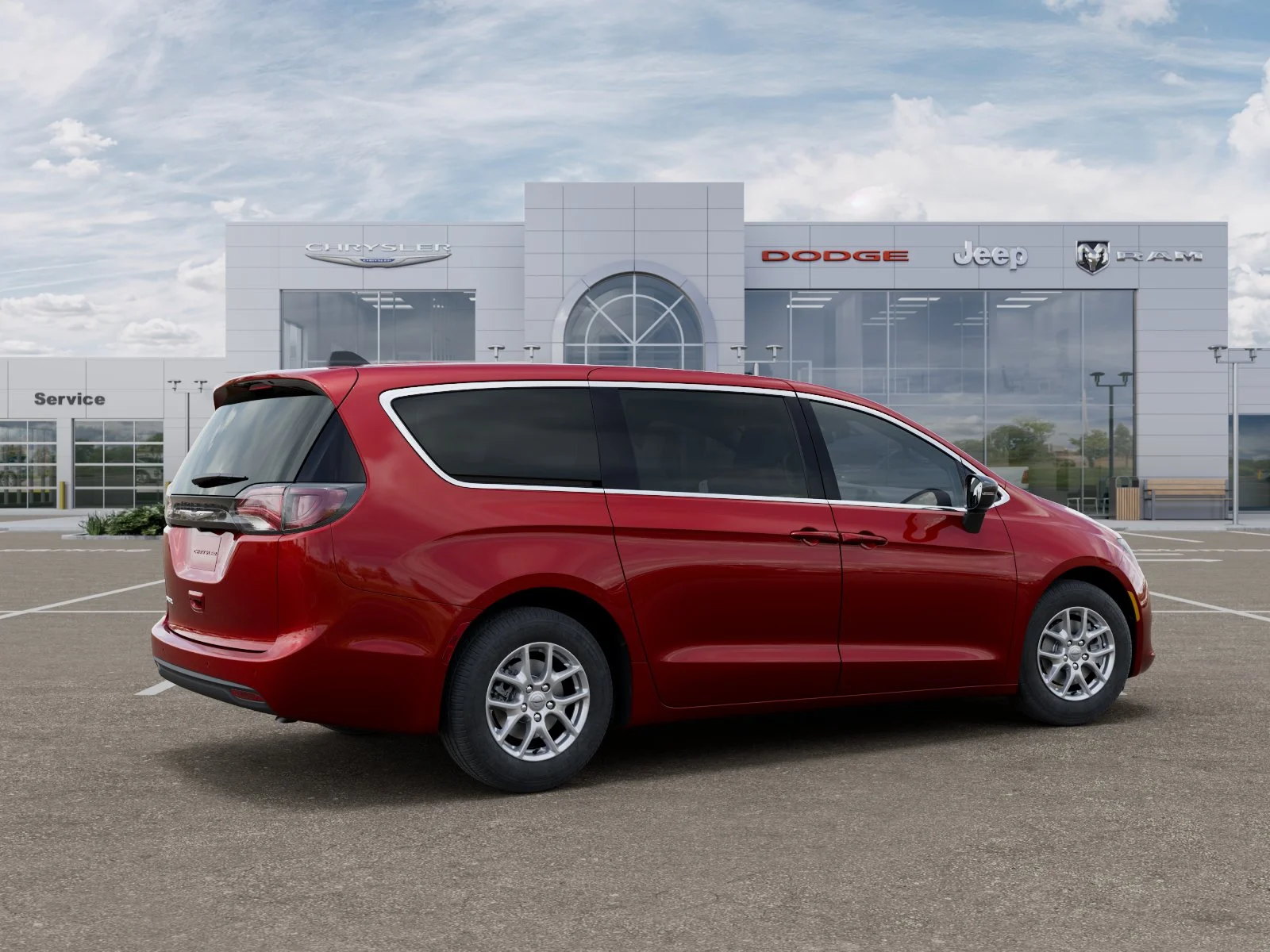 New 2026 Red Hot Pearl-Coat Exterior Paint Chrysler LX image 34