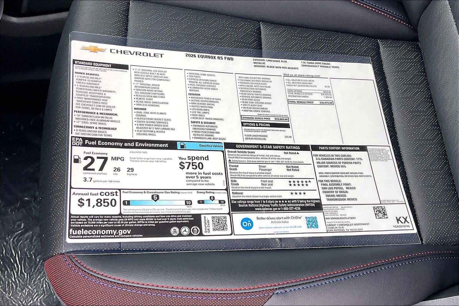 2026 Chevrolet Equinox RS - Photo 20