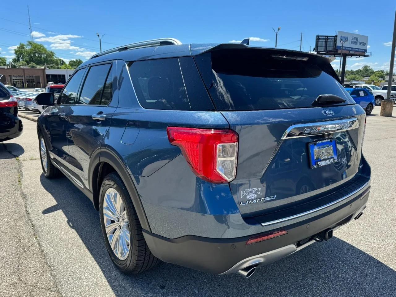 Certified Used 2020 Blue Metallic Ford Limited 4WD image 5