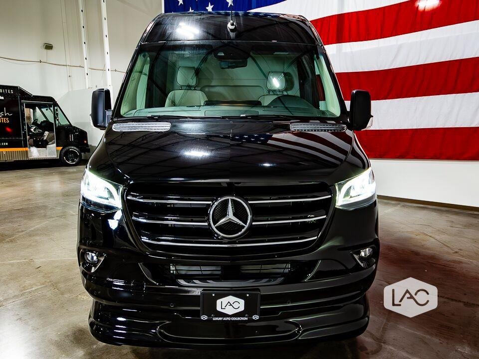 New 2024 Black Blue Mercedes-Benz 3500XD HIGH ROOF I4 DIESE image 33