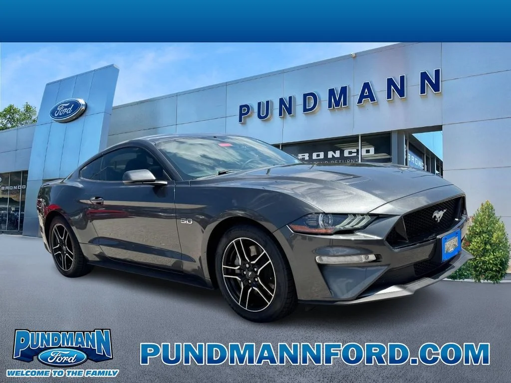 Used 2019 Magnetic Metallic Ford GT Premium image 1