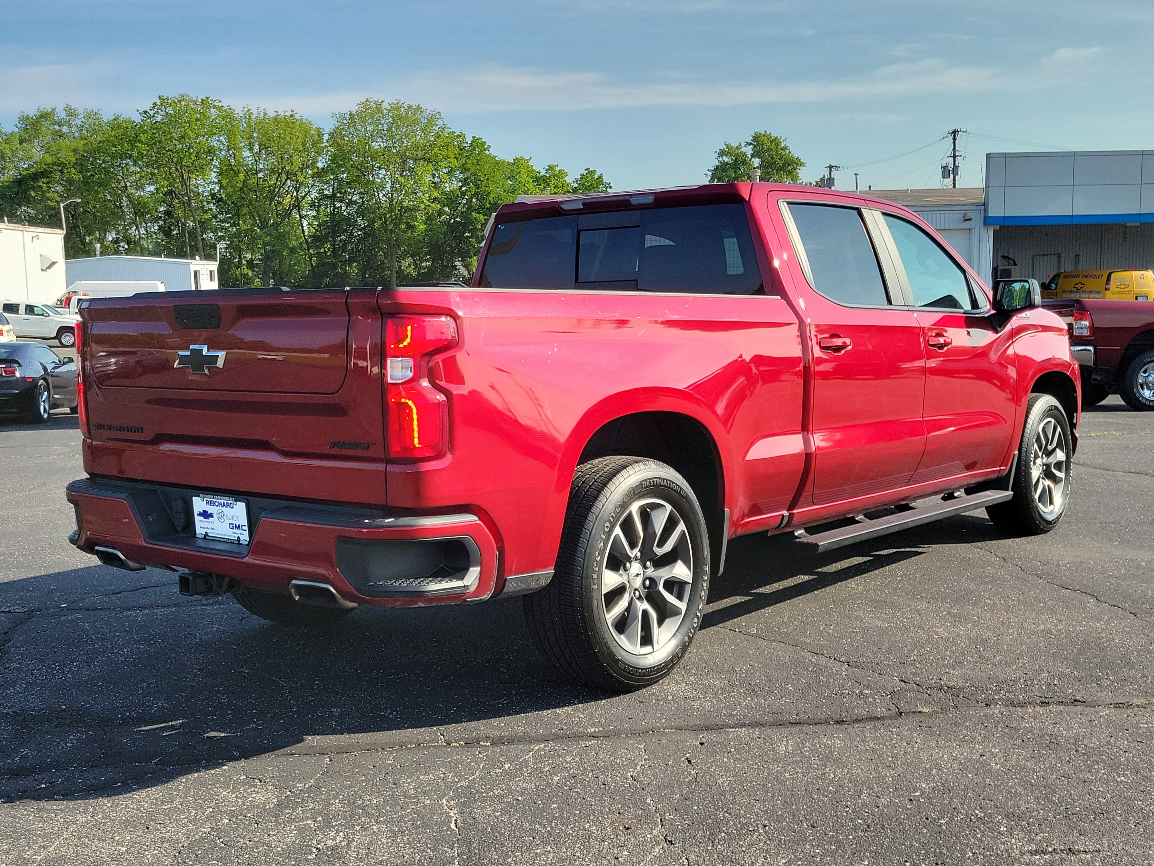 Used 2021 CHERRY RED TINTCOAT Chevrolet RST image 4