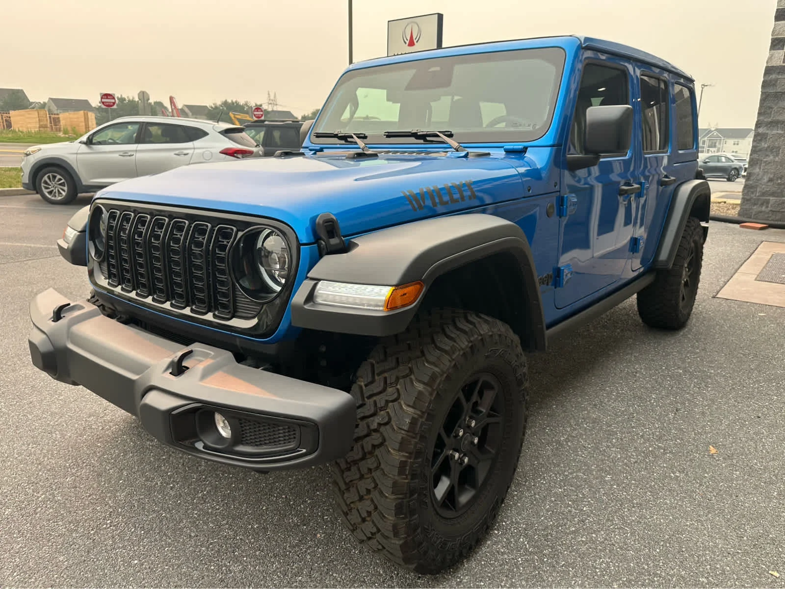 Used 2026 Hydro Blue Pearlcoat Jeep Willys image 4