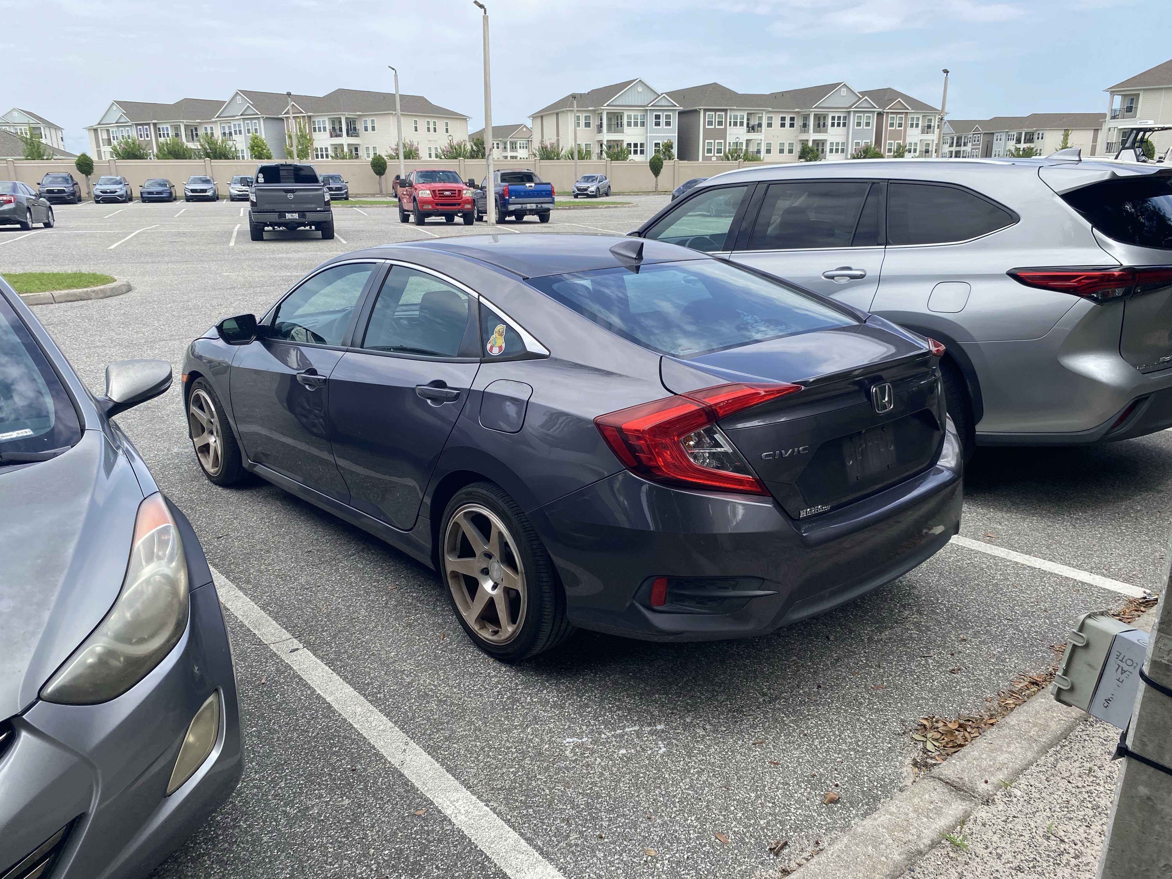 Used 2017 Modern Steel Metallic Honda EX-T image 8
