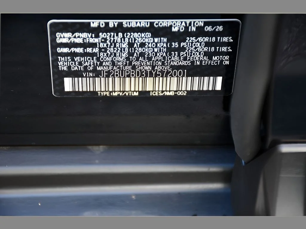 New 2026 CRYSTAL BLACK SILICA Subaru Premium image 25