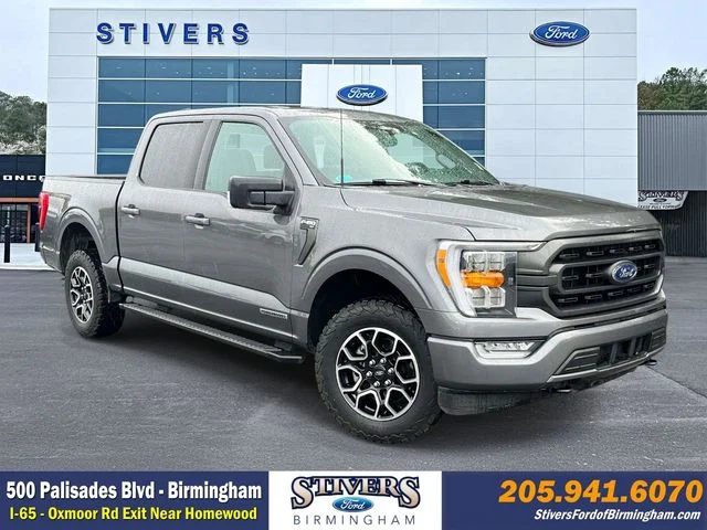 Certified Used 2023 Gray Ford XLT image 1