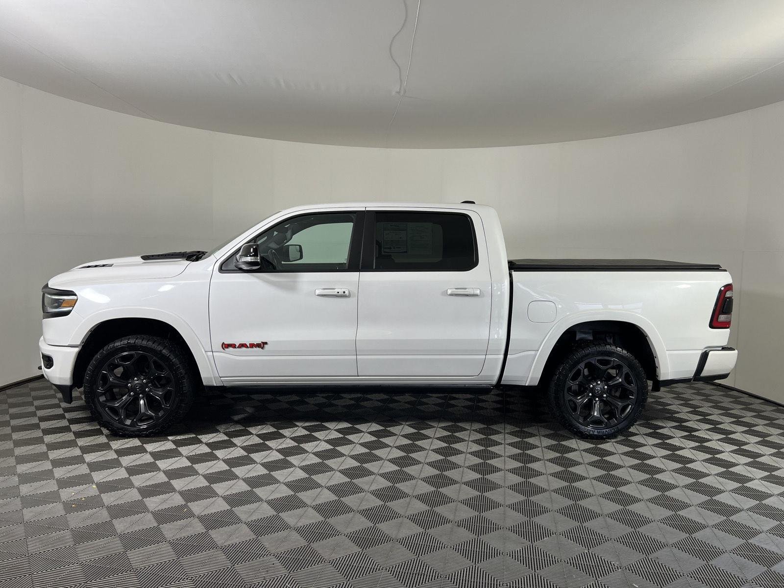 Used 2022 Ivory White Tri-Coat Pearlcoat Ram Limited image 6