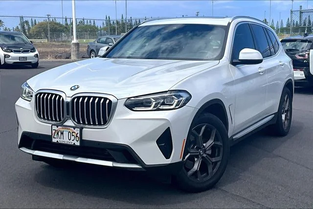 Certified Used 2022 Mineral White Metallic BMW xDrive30i image 1