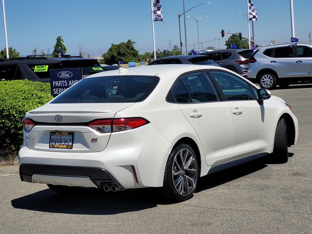 Certified Used 2021 White Toyota SE image 4