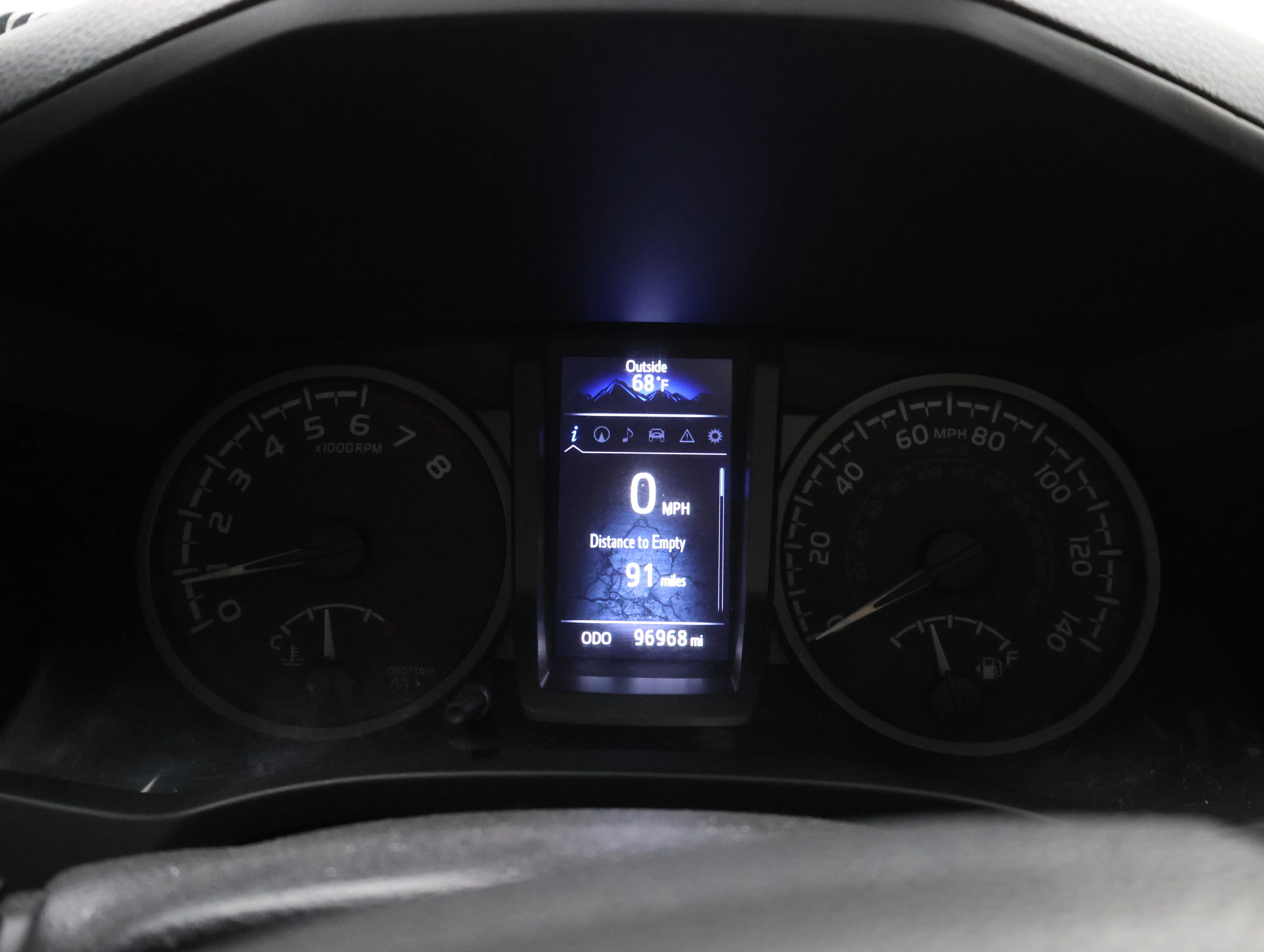 Used 2021 Midnight Black Metallic Toyota TRD Sport image 10