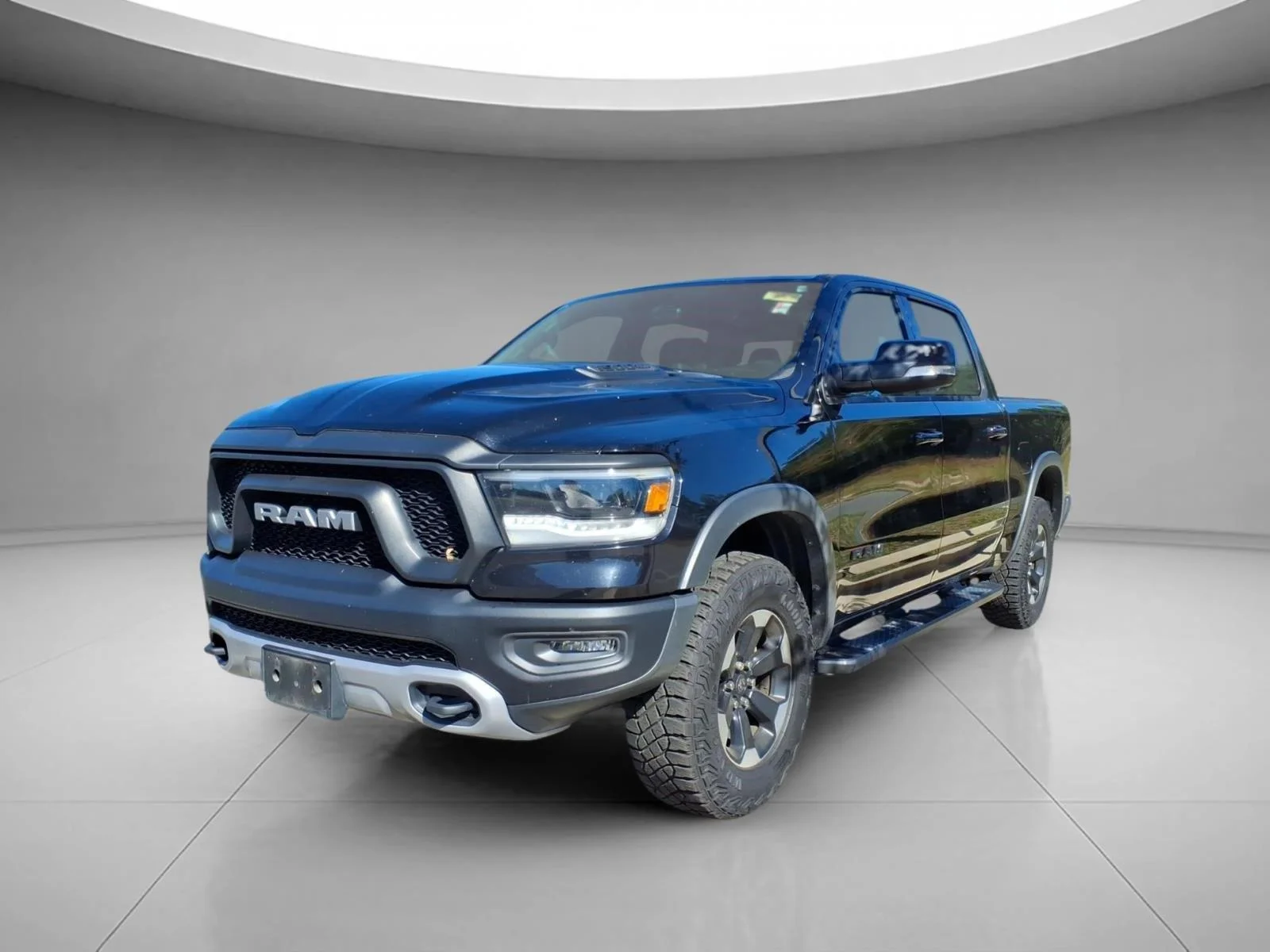 Used 2020 Diamond Black Crystal Pearlcoat Ram Rebel image 1