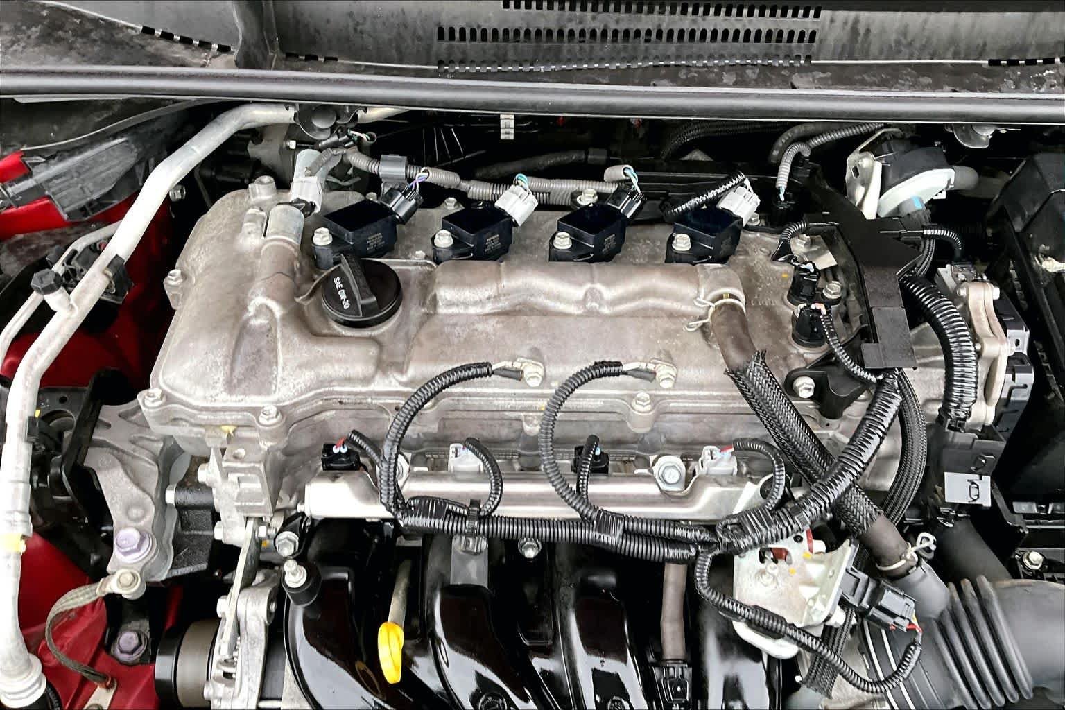 Used 2020 Barcelona Red Metallic Toyota LE image 32