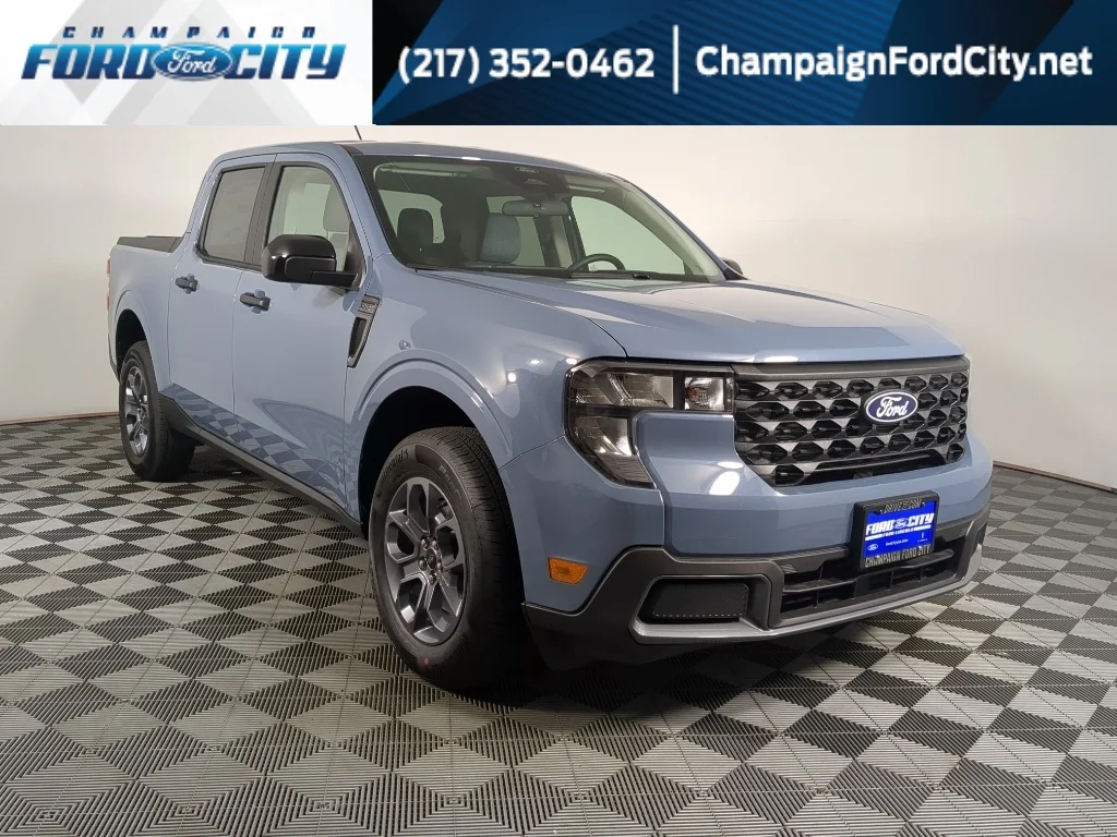 New 2026 Azure Gray Metallic Tri-Coat Ford XLT image 1