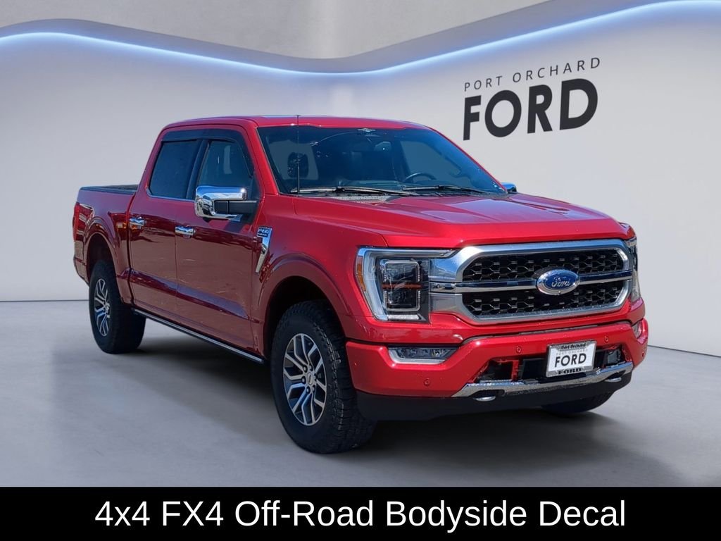 Used 2023 Red Metallic Ford Platinum image 9