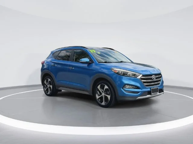 Used 2017 Blue Hyundai Limited image 2