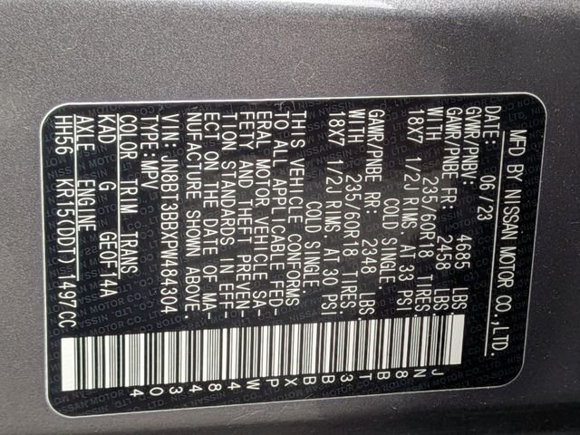 Used 2023 Gray Nissan SV image 30
