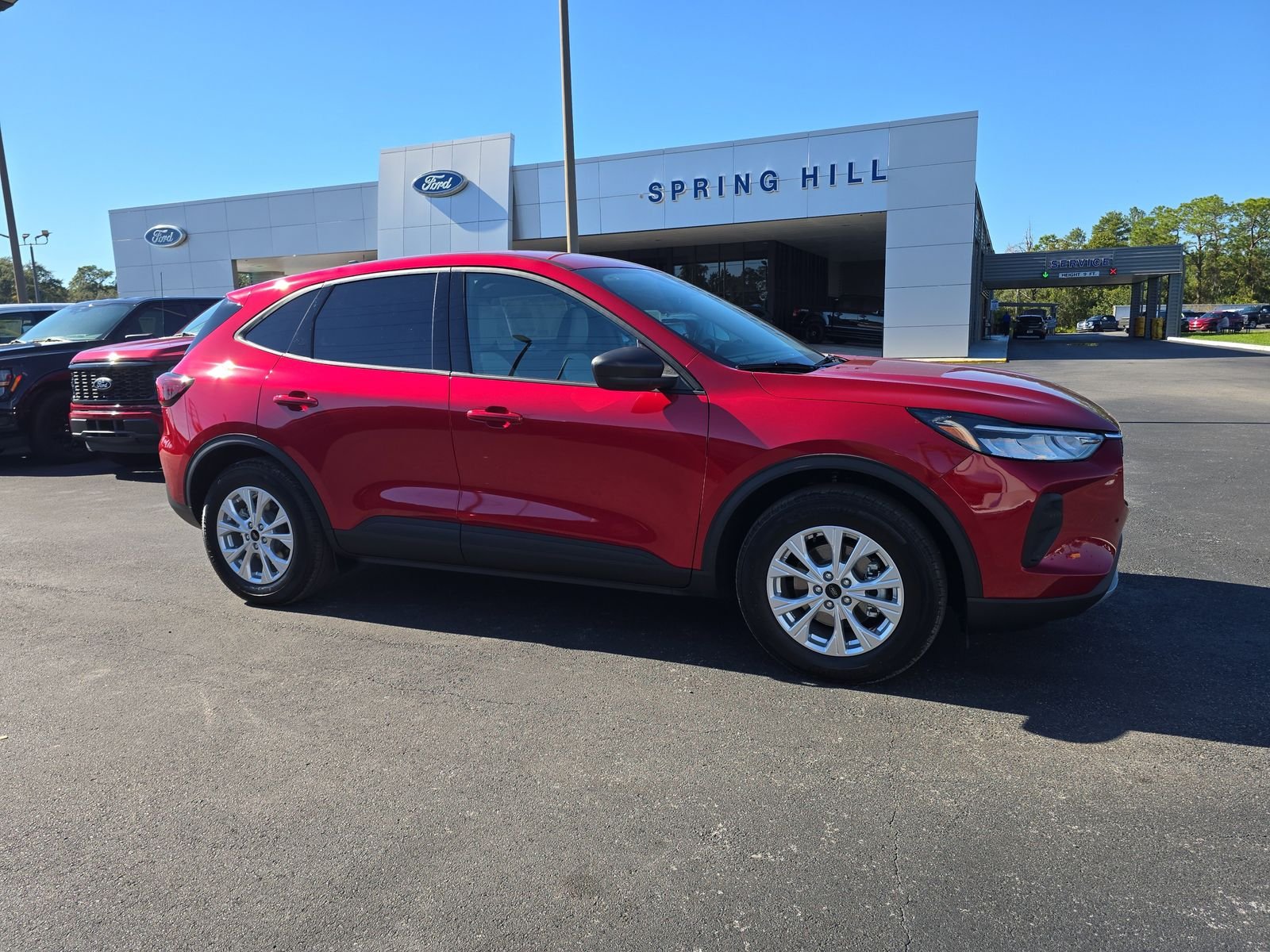 New 2026 Rapid Red Metallic Tinted Clearcoat Ford Active image 2