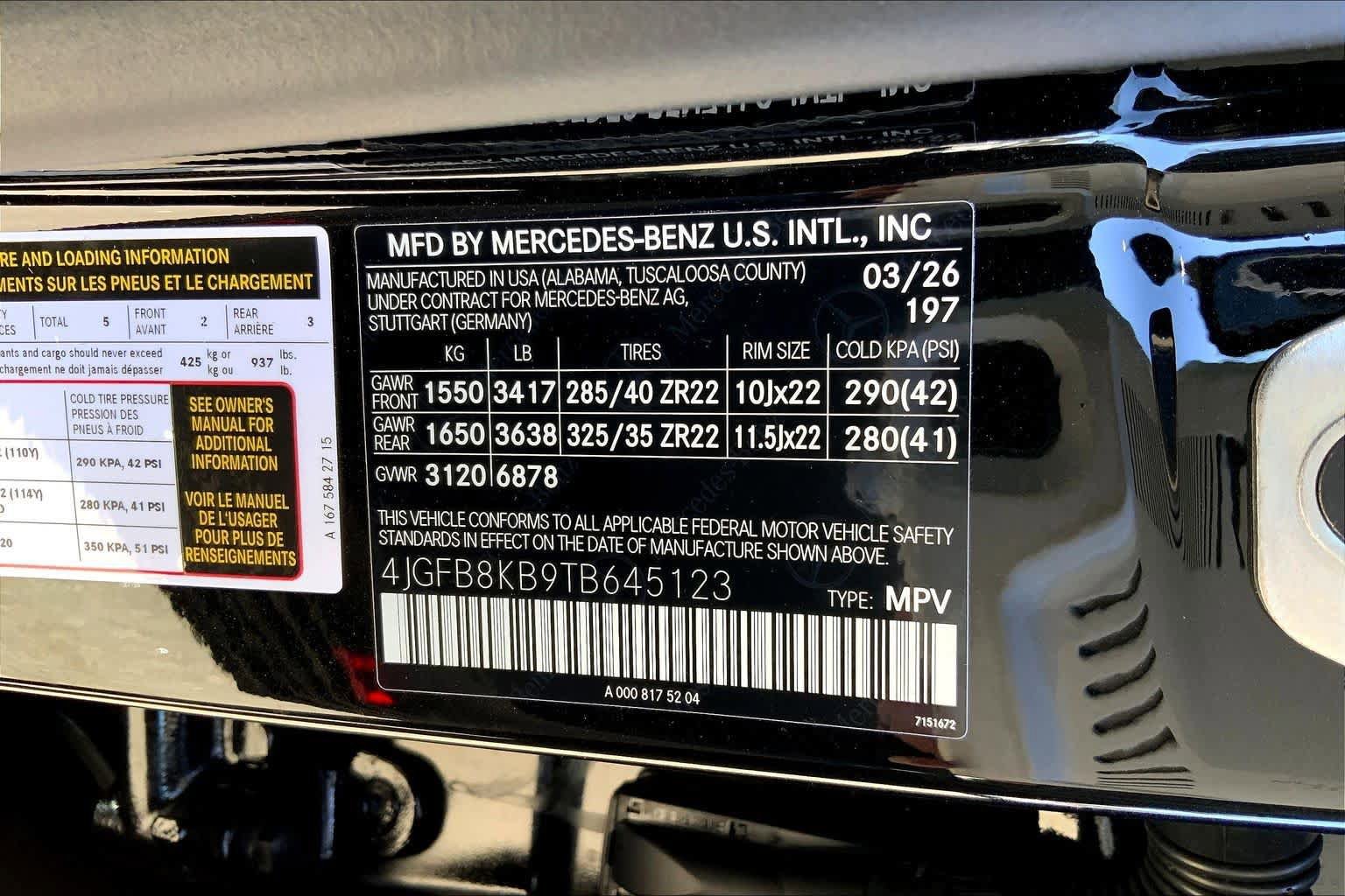 New 2026 Obsidian Black Metallic Mercedes-Benz AMG® GLE 63 S image 25