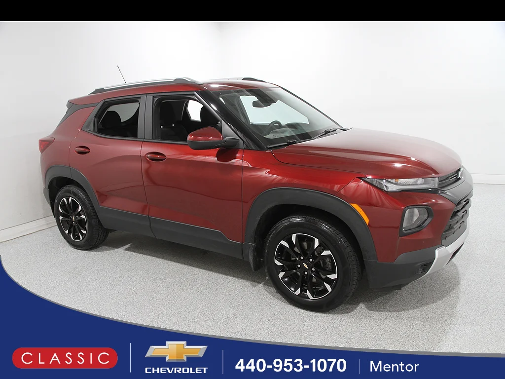 Certified Used 2022 Crimson Metallic Chevrolet LT image 1