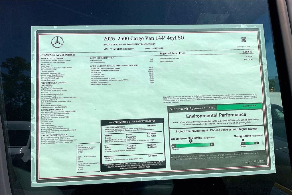 New 2025 Arctic White Mercedes-Benz Cargo 144 WB image 12