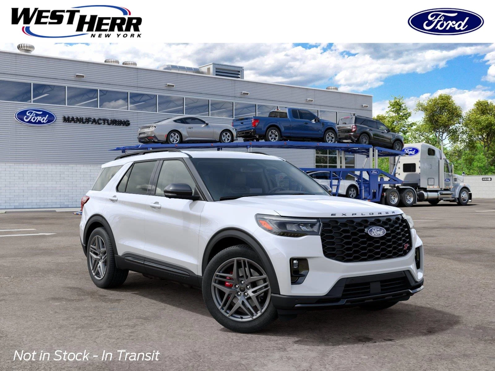 New 2027 Star White Metallic Tri-Coat Ford ST image 1
