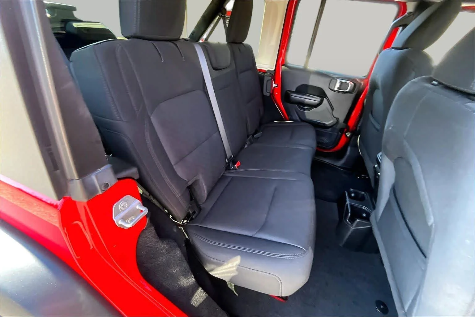 Used 2018 Firecracker Red Clearcoat Jeep Sport S image 19