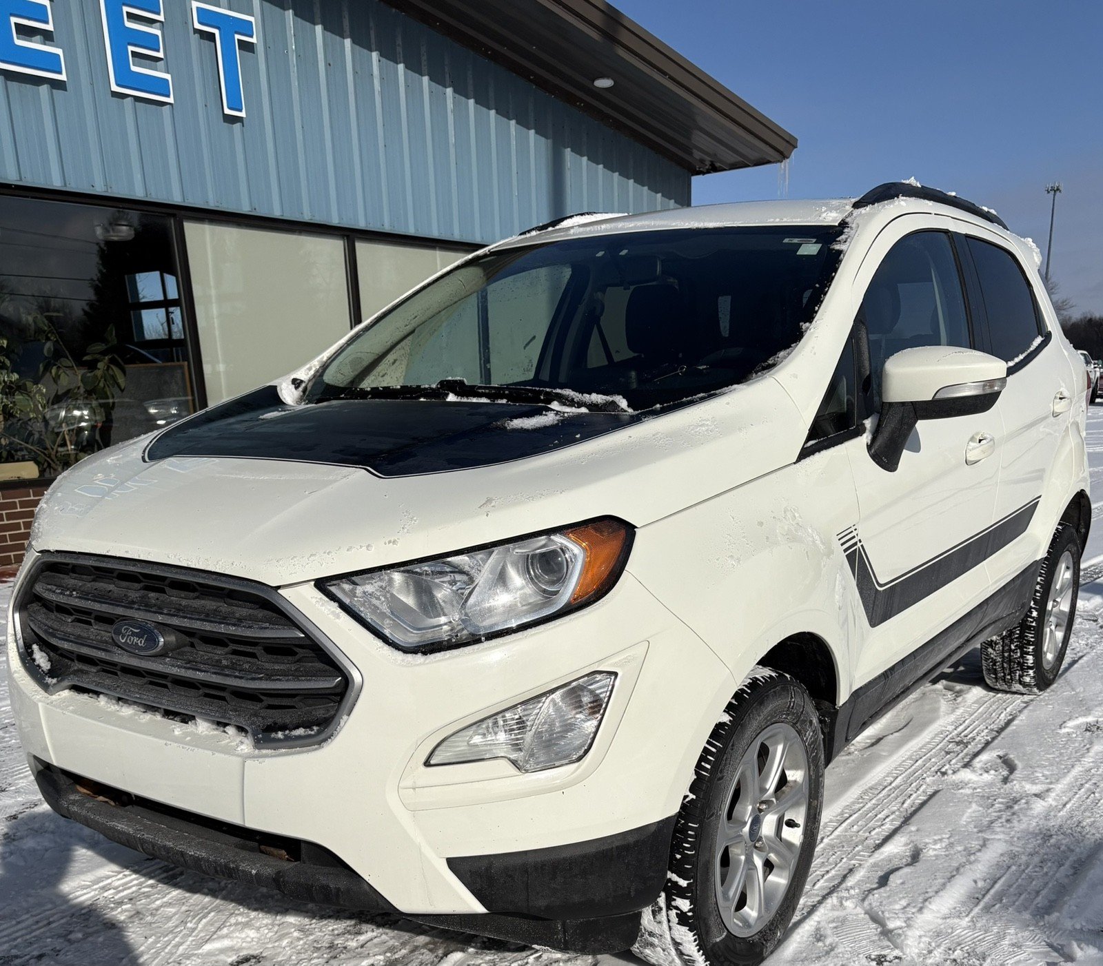 Used 2022 Ford EcoSport SE with VIN MAJ6S3GL3NC475448 for sale in North Kingsville, OH