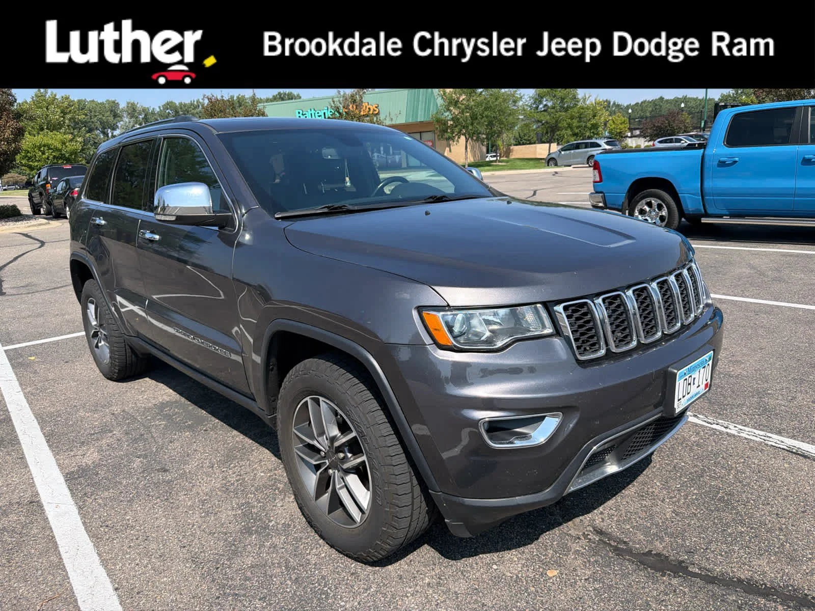 Used 2021 Granite Crystal Metallic Clearcoat Jeep Limited image 1