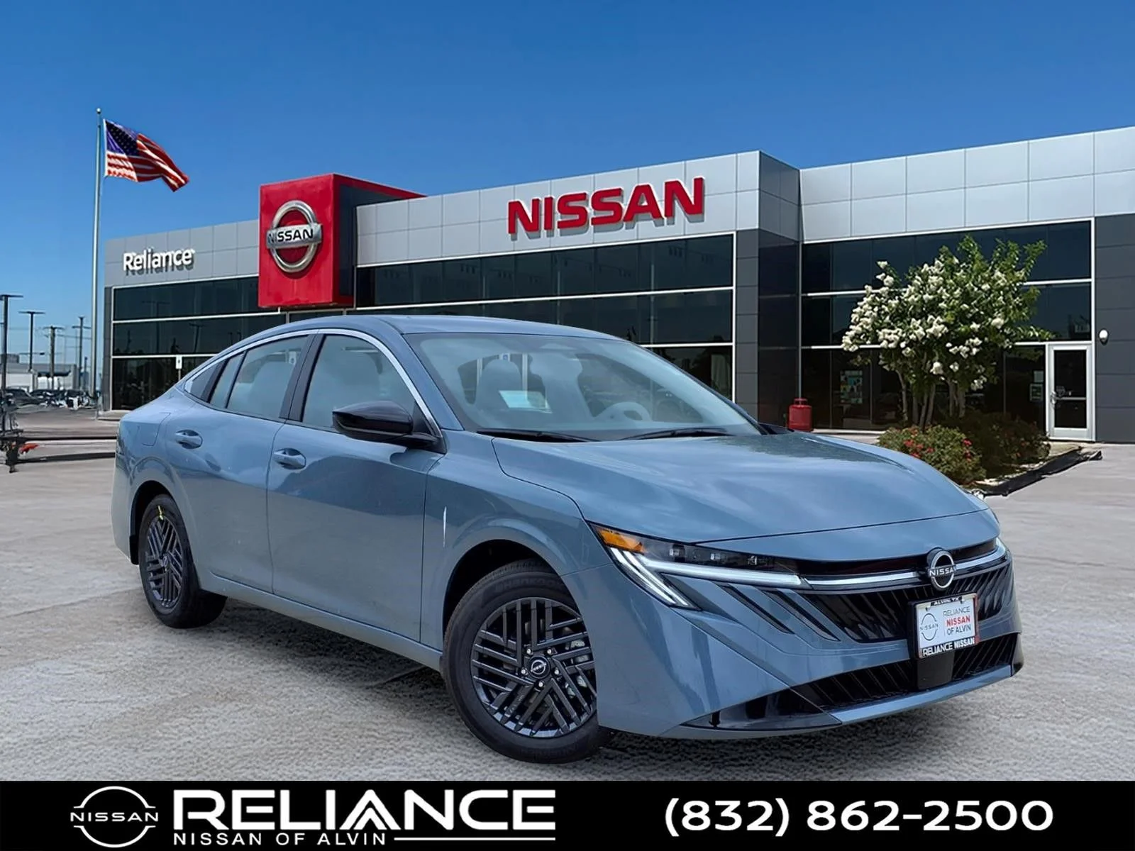 New 2026 Atlantic Gray Metallic Nissan SV image 1