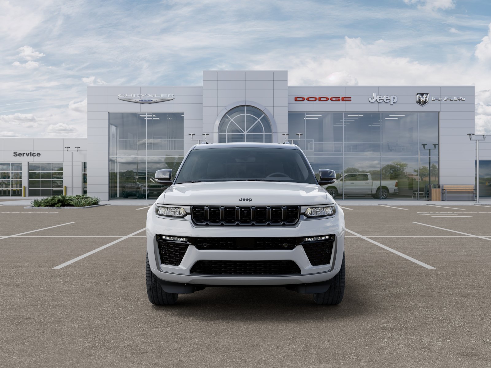 New 2026 Bright White Clear-Coat Exterior Paint Jeep Summit image 32