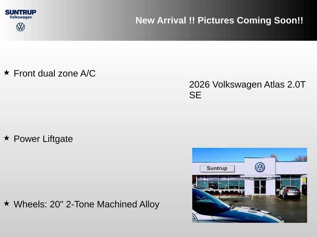 Used 2026 White/off-white Volkswagen 2.0T SE w/Technology image 2