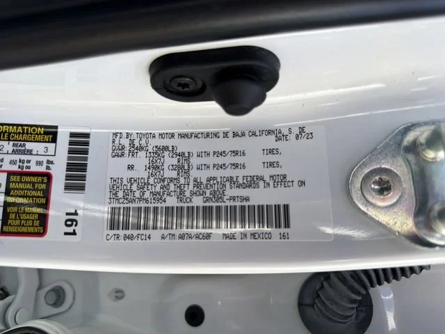 Used 2023 White Toyota SR5 V6 image 34