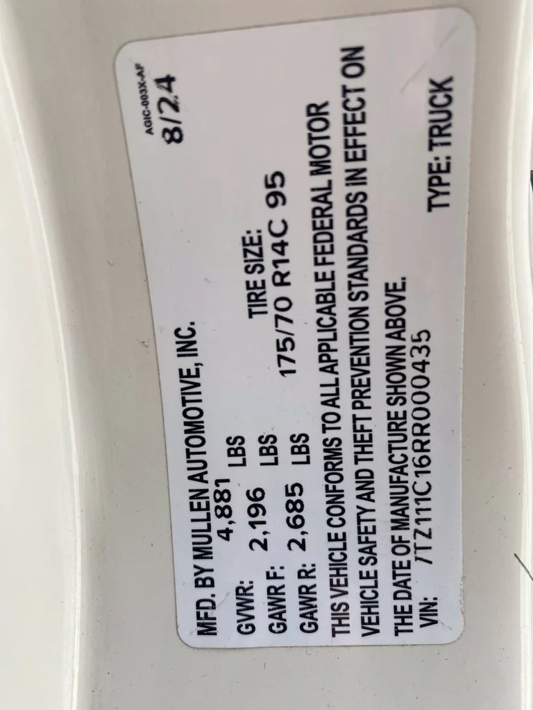 Used 2024 White MULLEN  image 28