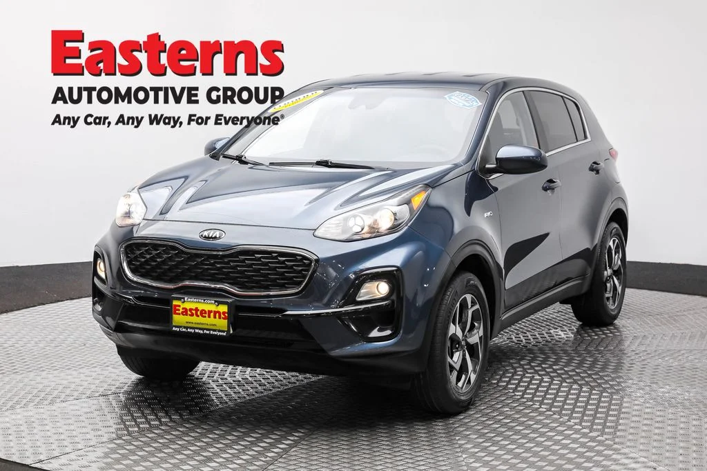 Used 2020 Blue Kia LX image 1