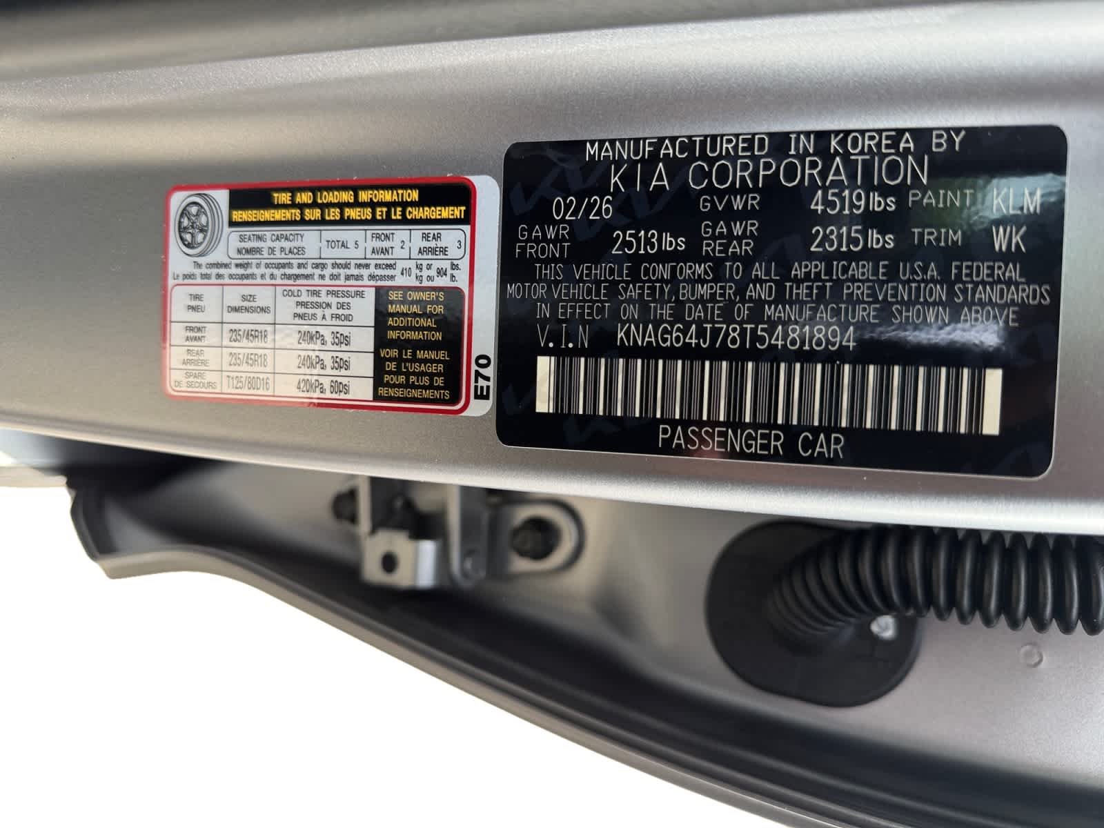 New 2026 Steel Matte Gray Kia GT-Line AWD image 25