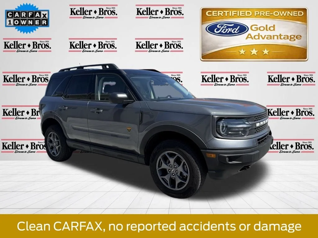 Certified Used 2024 Gray Metallic Ford Badlands image 1