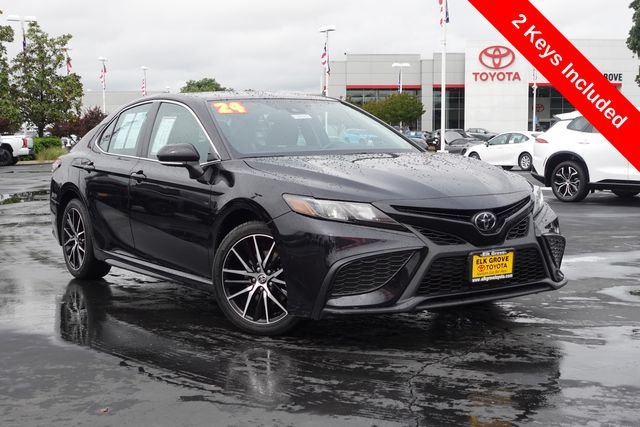 Certified Used 2024 Black Toyota SE image 2