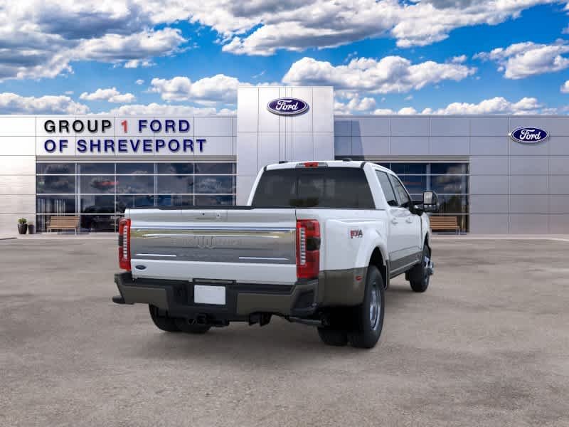 New 2026 Star White Metallic Tri-Coat/Marsh Gray Ford King Ranch image 8