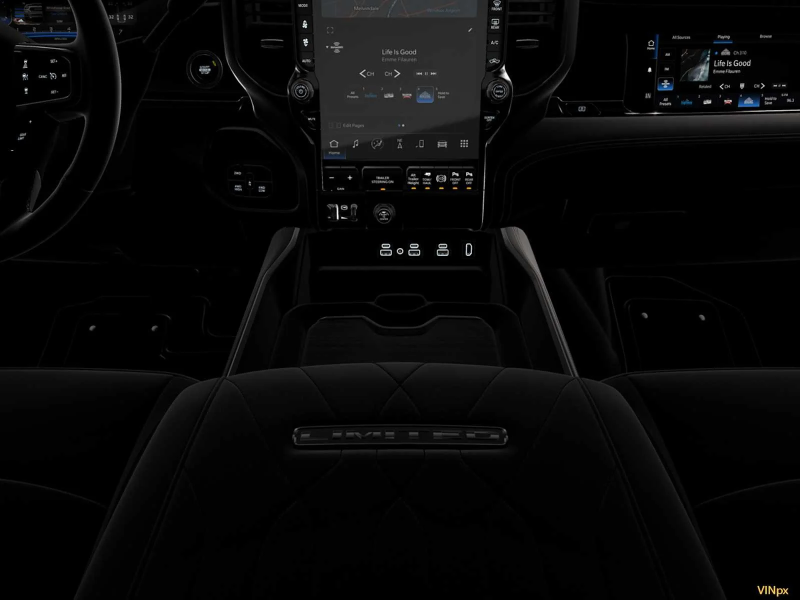 New 2026 Diamond Black Crystal Pearl-Coat Exterior Paint RAM Limited image 3