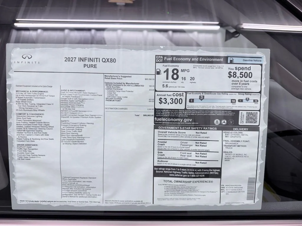 New 2027 DYNAMIC METAL INFINITI Pure 2WD image 55