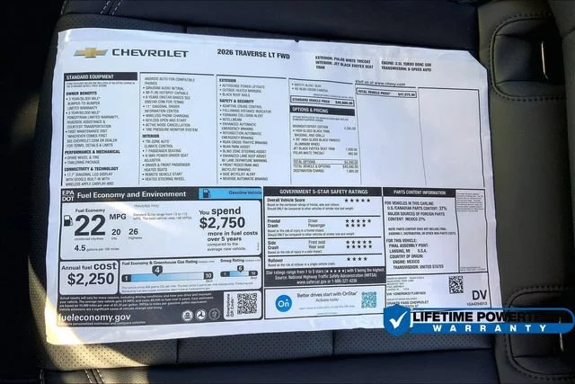 2026 Chevrolet Traverse LT - Photo 15