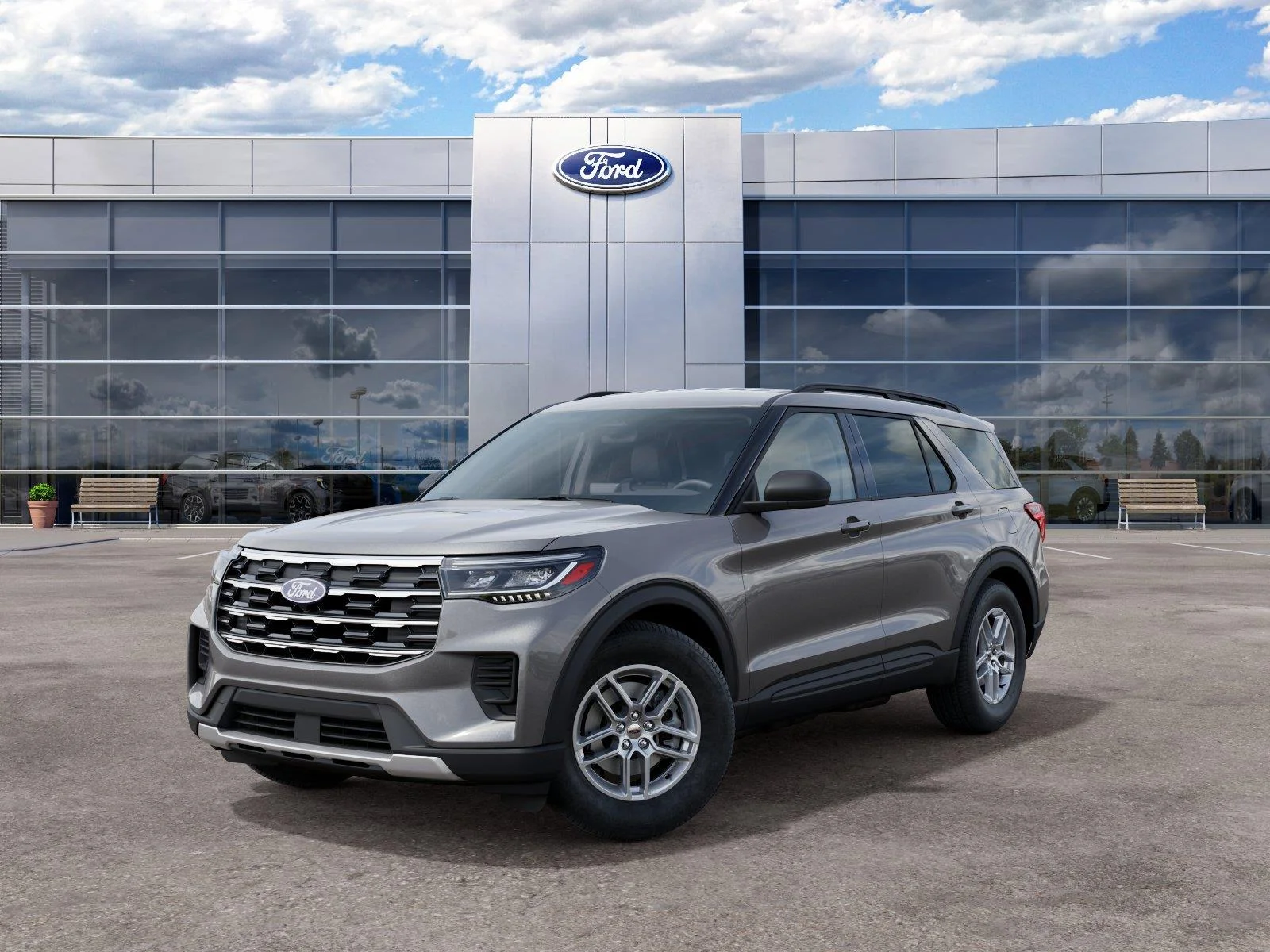 New 2027 Carbonized Gray Metallic Ford Active image 2