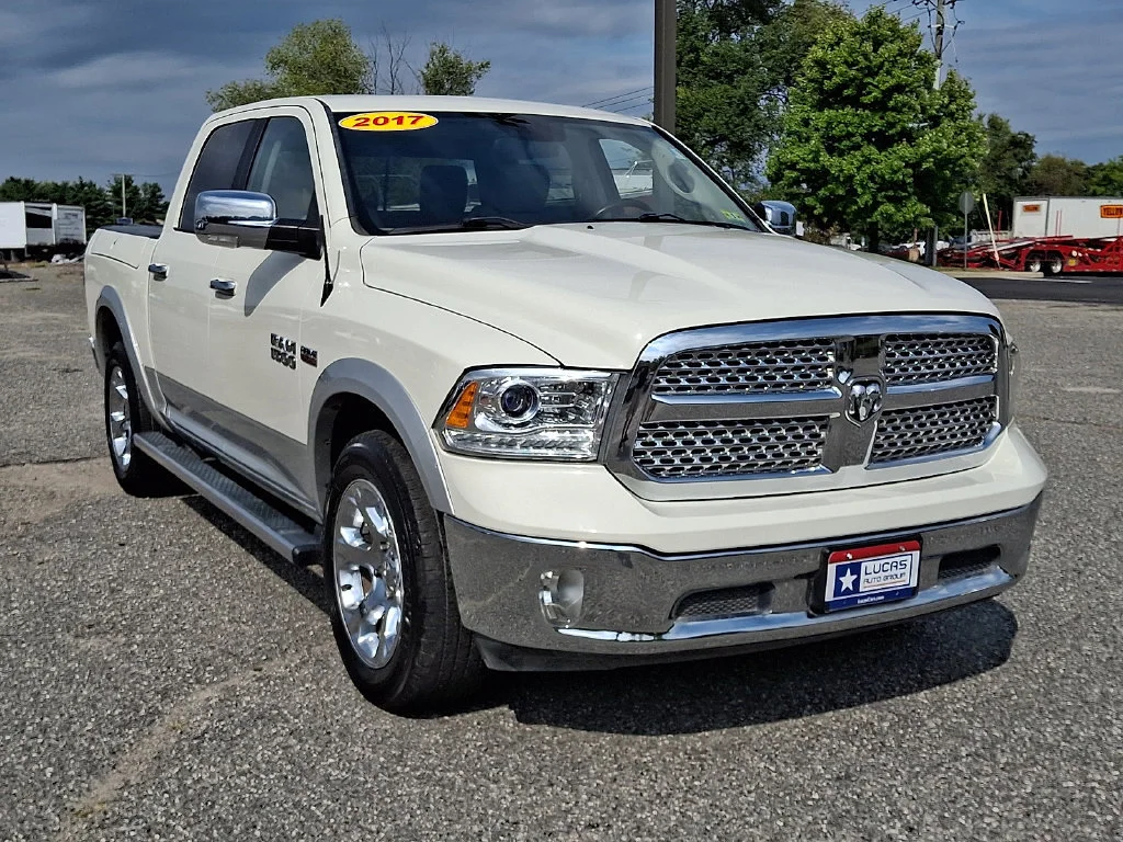 Used 2017 Pearl White Ram Laramie image 2
