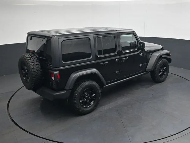 Used 2022 Black Clearcoat Jeep Unlimited Willys image 25