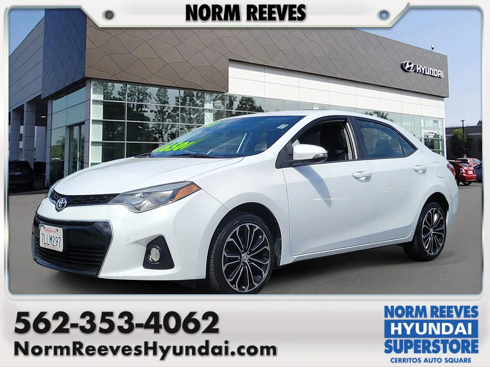 2015 Toyota Corolla S Plus