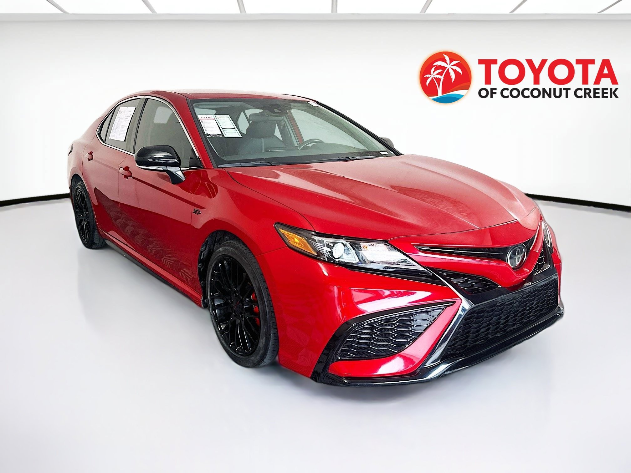 Used 2023 Red Toyota SE image 1