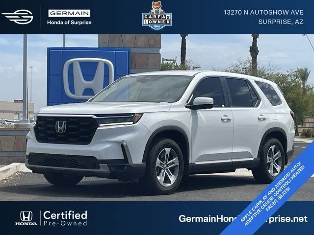 Certified Used 2025 Platinum White Pearl Honda EX-L image 1